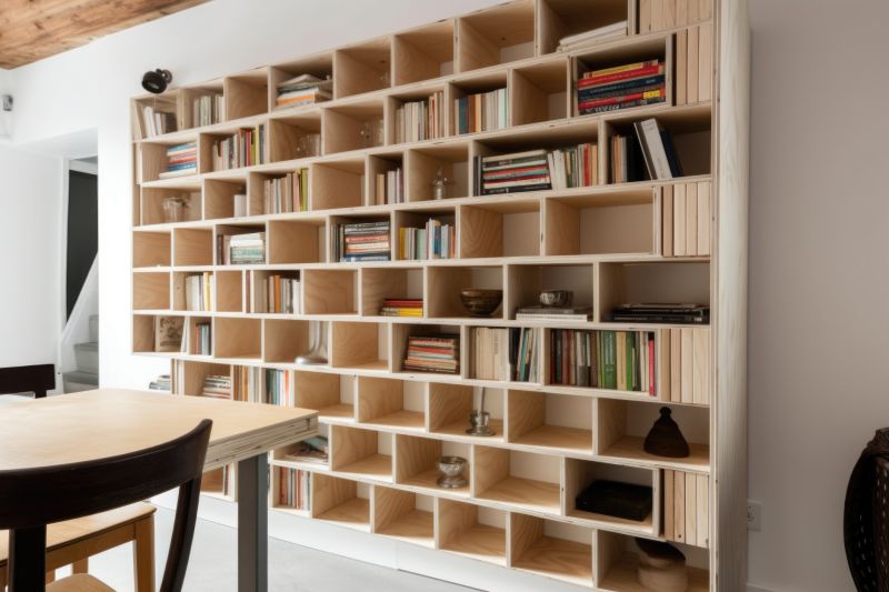 Built-In Bookcase Installation